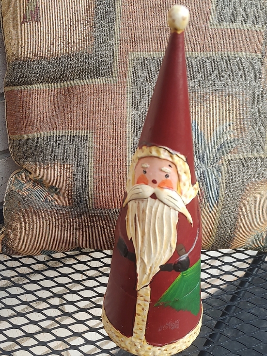 Other - Santa Cone Holiday Figurine -
